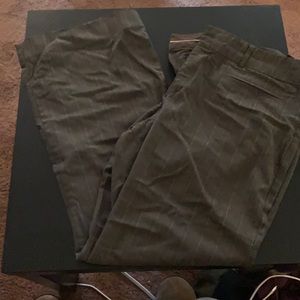 Brown striped Trousers